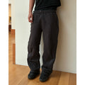 Elastic Drawstring Trouser Leg Zipper Man