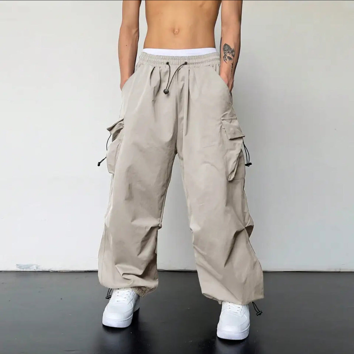 Versatile American-style Workwear Pants For Men