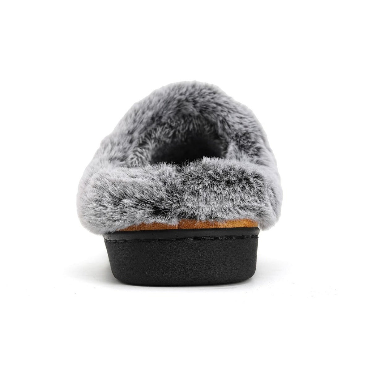 Men's Faded-Edge Mark Shoes WarmIndoor-Outdoor Fleece-LinedNon-Slip Thickened Cotton Slippers