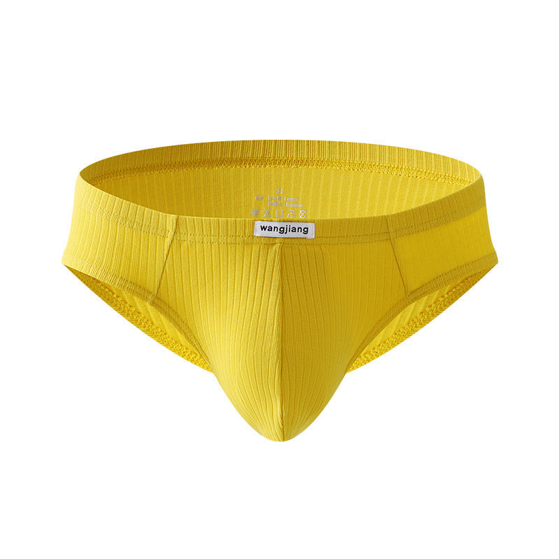 Men's Low Waist Pure Cotton Briefs