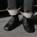 Slip-on Flat Semi-slippers Leather Shoes Couple