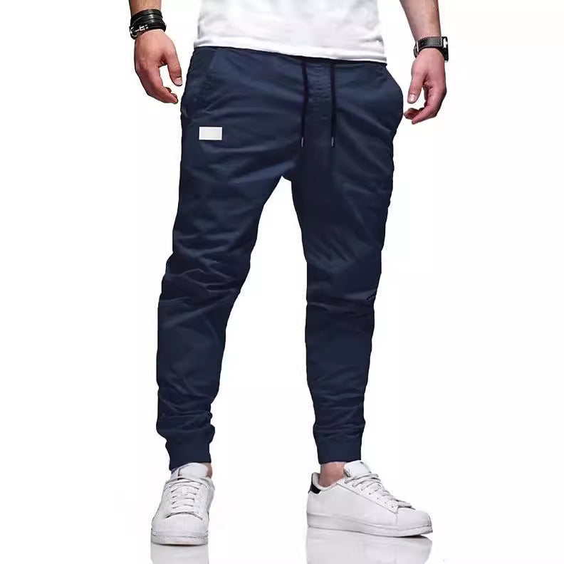 Four Seasons Straight-leg Pants Men's Casual Sports Cotton