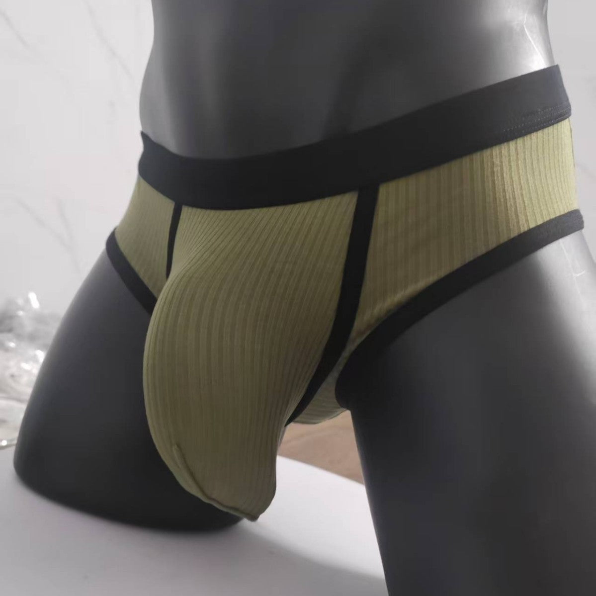 Men's Triangle Breathable U-shaped Big Bag Underwear