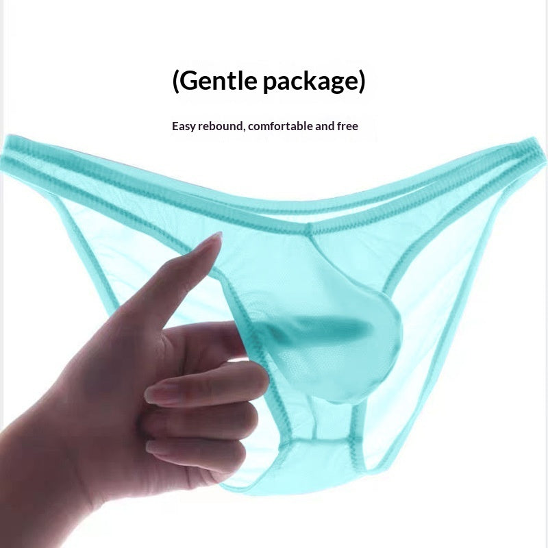 Men's Underwear Thong Ultra-thin Fully Transparent Trendy Personality