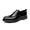 Horsebit Loafers Male Fashion Formal Wear Lace-up Platform