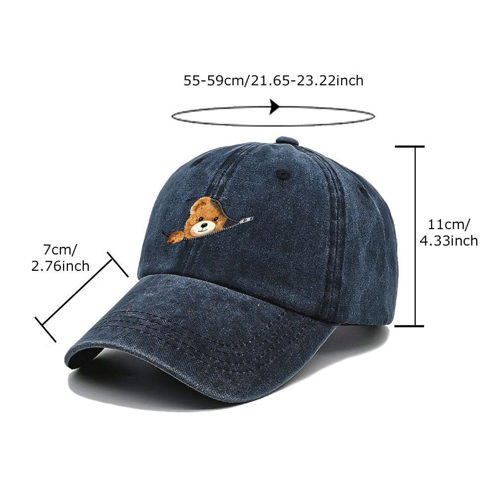 Cotton Retro Washed Sun Outdoor Fishing Hat