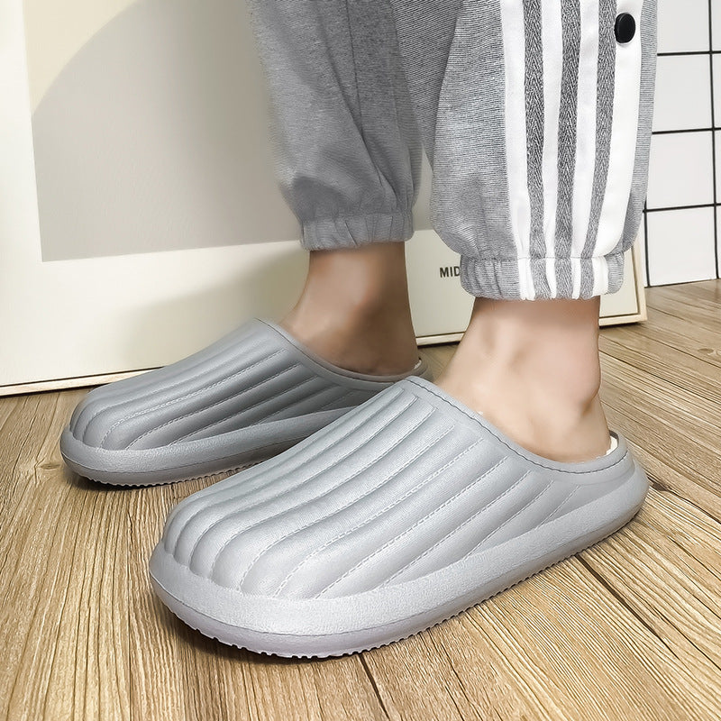 Cotton Slippers Waterproof Thick-soled Non-slip Warm Boys