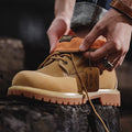 Autumn New Style Martin Boots High-top Rhubarb Boots British Style Tooling Men's Shoes