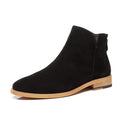 Genuine Leather High-top Platform Frosted Men's Boots