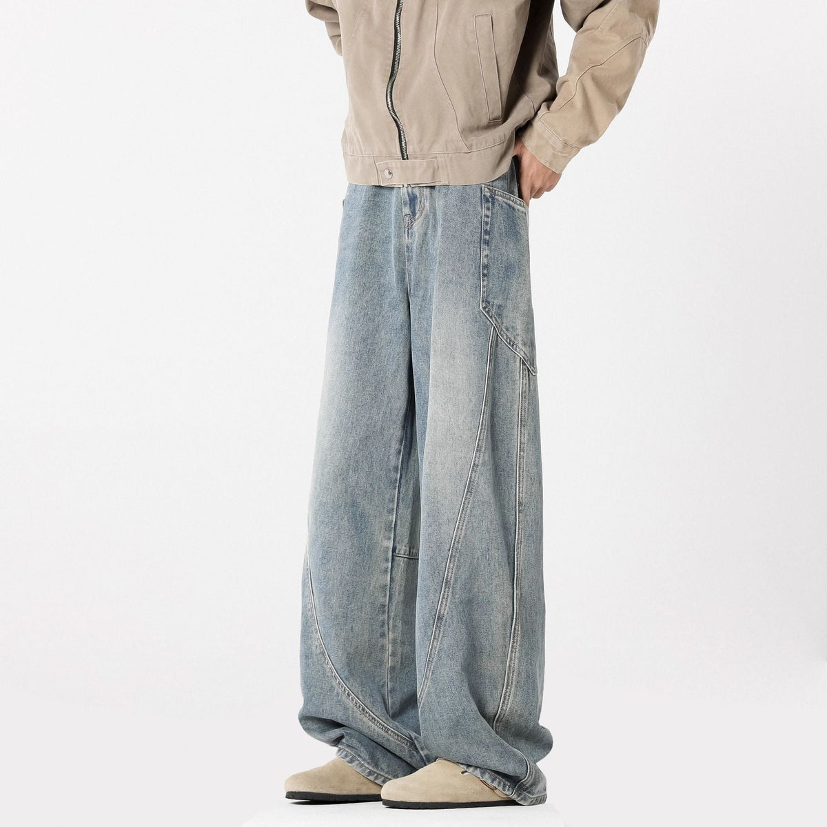American Washed Machete Cargo Jeans