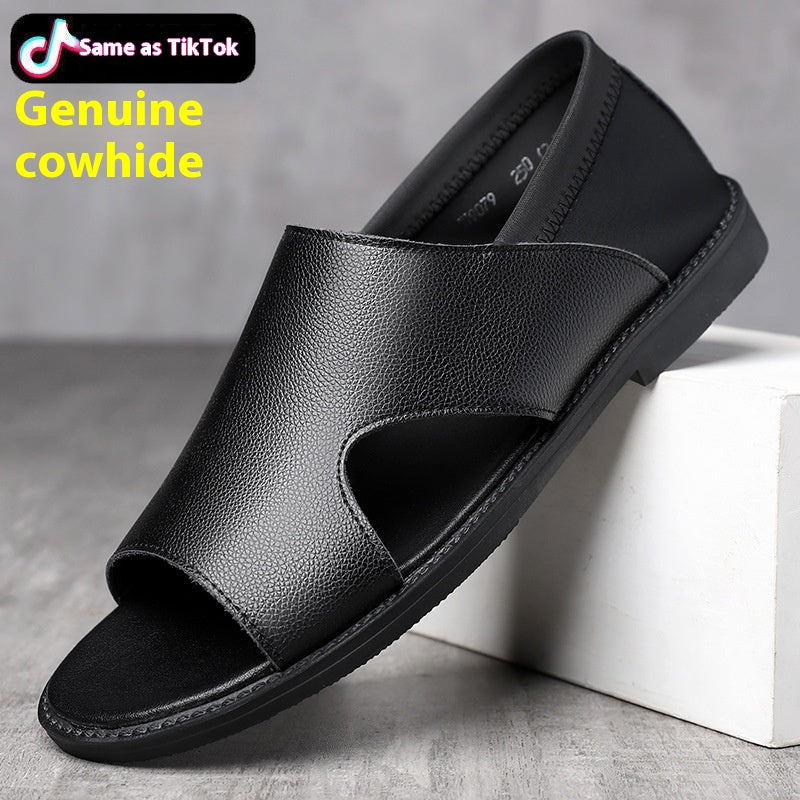 Men's Sandals Summer Men's Casual Soft Bottom Non-slip Wear-resistant And Deodorant Beach